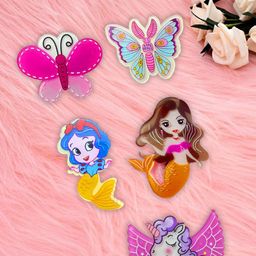 LYKAA Unisex Set of 5 Tic Tac Hair Clip-5