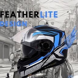 HEADFOX Metro N2 Smart Bluetooth Flashlights Calls Music Voice Asst. DV Helmet image 2