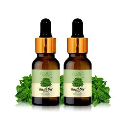 YOUNG CHEMIST Set Of 2 Basil Essential Oil - 30 ml Each-0