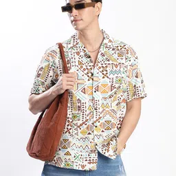 Bene Kleed Men Opaque Printed Casual Shirt-image-82