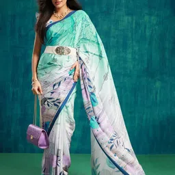 RACHNA Floral Printed Ready to Wear Saree-image-85