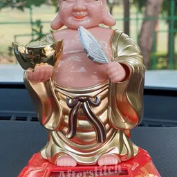 Afterstitch Gold-Toned Buddha Idol Showpiece-image-82