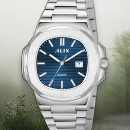 ALIX Unisex Brass Dial & Bracelet Style Straps Analogue Multi Function Watch AL3052 SBE-53