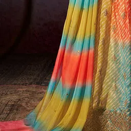 Fusionic Embroidered Sequinned Semi-Stitched Lehenga & Unstitched Blouse With Dupatta image 4