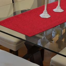 Kuber Industries Maroon Table Runner-11