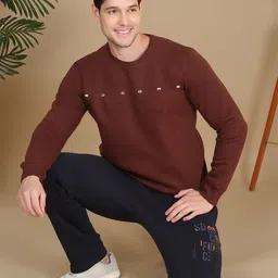 Sweet Dreams Men Solid Sweatshirt-image-9