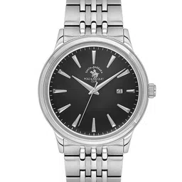SANTA BARBARA POLO & RACQUET CLUB Men Stainless Steel Bracelet Style Straps Analogue Watch-picture-20