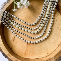 I Jewels Pearl Beaded Layered Necklace-image-69