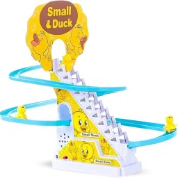Duck Slide Toy Set with Automatic Stair Climbing With Light & Sound-image-18