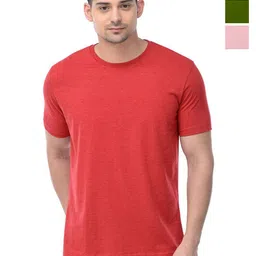 COLOR CAPITAL Unisex Pack Of 3 Cotton T-Shirts-image-68