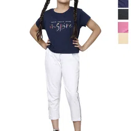 BAESD Girls Pack of 5 Capris-11