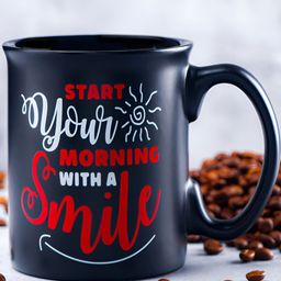 Archies Black & White Quotation Printed Ceramic Corporate Mug-image-33