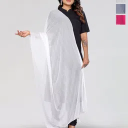 Moda Rapido Selection of 3 Striped Dupatta-55