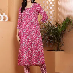 RIG-TIE Printed Pure Cotton Tunic & Trouser Co-Ords-image-10