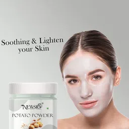 Newsio Set Of 2 Pure & Natural Potato Powder For Skin - 100 g Each image 3