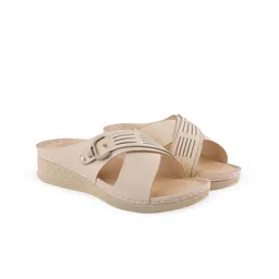Shoetopia Girls Wedge Sandals with Laser Cuts-image-73