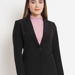 Purple State Women Single Breasted Blazer-image-88