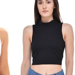 PINOVO Pack Of 2 Ribbed High Neck Fitted Top-picture-46