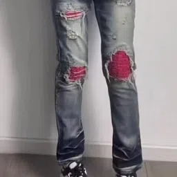 KPOP Men Urban Slim Slim Fit Jeans-image-36