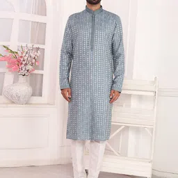 Arihant Rai Sinha Men Ethnic Motifs Thread Work Kurta-picture-39