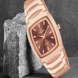 Hala Men Embellished Rectangular Foldover Regular Analogue Watch - 3004-23