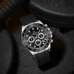 Naviforce Men Brass Embellished Dial & Straps Analogue Chronograph Watch NF8054 SBB-picture-19