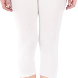 Capri Leggings Women White Capri-image-19