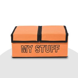 Kuber Industries Orange Set of 2 Regular Multi-Utility Organisers image 2