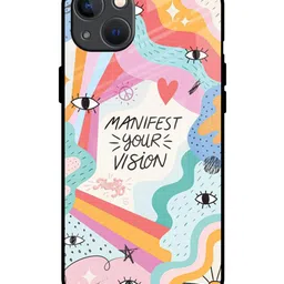 QRIOH Quirky Printed iPhone 13 Mini Back Case Mobile Accessories-image-61