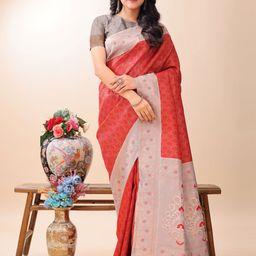 Astita Woven Design Zari Saree-image-42