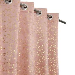 Myntra Elegant Homes Rose Gold Velvet Door Curtain-picture-36