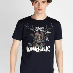 Status Quo Men Typography Printed Round Neck Cotton T-shirt-image-99