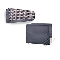 The Furnishing Tree Split AC Cover Set of Indoor & Outdoor Unit Used for 1.5 Ton Daikin FTKP50 Symm-image-54