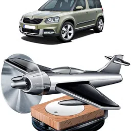 Car Solar Air Freshner Automatic 360° Rotating Diffuser-picture-3
