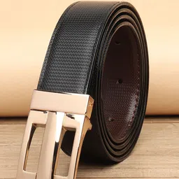 Killer Men Textured Reversible Formal Belt-image-10