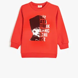 Koton Boys Cotton Printed Sweatshirt-image-5