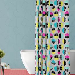 ArtzFolio Single Piece Waterproof Polyester Shower Curtain-image-86