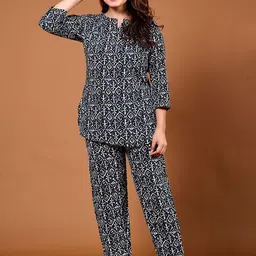 MISS REKHA Women Ethnic Motifs Printed Night suit-image-59