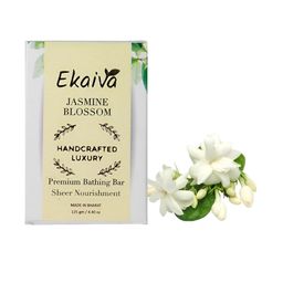EKAIVA ORGANICS Jasmine Blossom Organic Daily Bathing Soap - 125 g-6