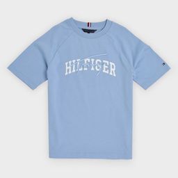Tommy Hilfiger Boys Brand Logo Printed Pure Cotton Relaxed Fit T-shirt-picture-16