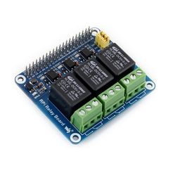 Waveshare 3 Channel Relay HAT Smart Home for Raspberry Pi 3 image 3