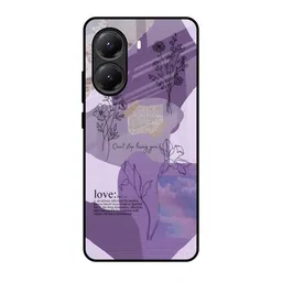QRIOH Petal Poetry Glass Case for Poco X7 Pro 5G Back Case Mobile Accessories-image-28