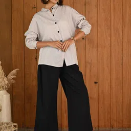 AC&F Cotton Shirt & Trousers Co-Ord Set-37