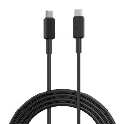 Black Portronics Konnect Link C Square 100W fast Charging cable-image-25