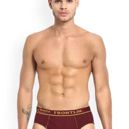 Rupa Frontline Men Pack Of 10 Assorted Mid-Rise Basic Briefs Frontline-Expando-Plain-10 image 5