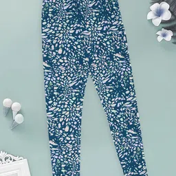 Pantaloons Junior Girls Abstract Printed Everyday Leggings-picture-14