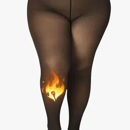 Curves By ZeroKaata Women Plus Size Dual Toned High Waist Stockings-picture-36