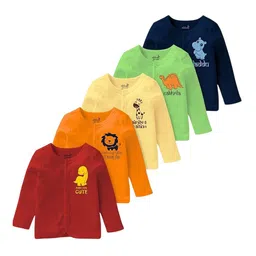 x2o Infants Selection Of 5 Printed Cotton Jhablas-15