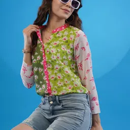 Sangria womens Shirt Style Top-image-41