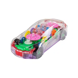 Kidoyz 360 Degree Rotation Gear Simulation Mechanical Musical Toy Car-10